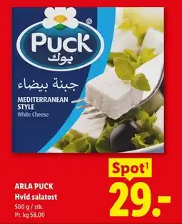 Lidl ARLA PUCK Hvid salatost tilbud