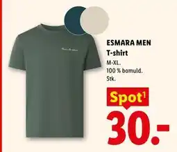 Lidl ESMARA MEN T-shirt tilbud
