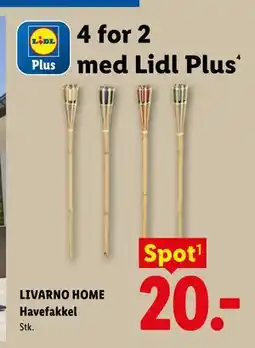 Lidl LIVARNO HOME Havefakkel, App-pris tilbud