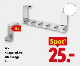 Lidl W5 Knagerække eller kroge tilbud