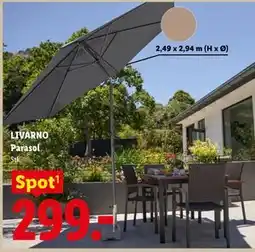 Lidl LIVARNO Parasol tilbud