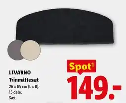 Lidl LIVARNO Trinmåttesæt tilbud