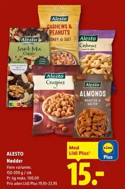 Lidl ALESTO Nødder, App-pris tilbud