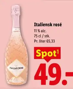 Lidl Italiensk rosé tilbud