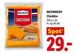 Lidl MCENNEDY Cheddar tilbud