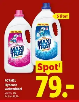 Lidl FORMIL Flydende vaskemiddel tilbud