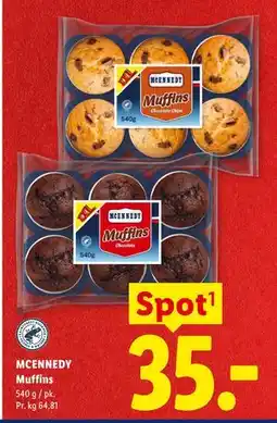 Lidl MCENNEDY Muffins tilbud