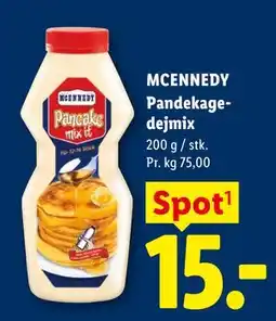 Lidl MCENNEDY Pandekagedejmix tilbud
