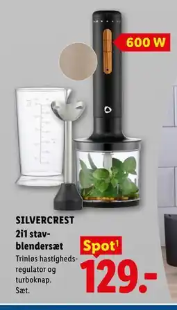 Lidl SILVERCREST 2i1 stavblendersæt tilbud