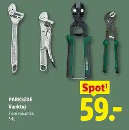 Lidl PARKSIDE Værktøj tilbud