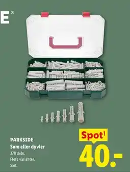 Lidl PARKSIDE Søm eller dyvler tilbud