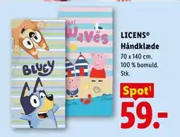 Lidl LICENS Håndklæde tilbud