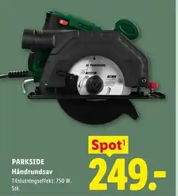 Lidl PARKSIDE Håndrundsav tilbud
