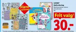 Lidl LICENS Hæfte eller bog tilbud