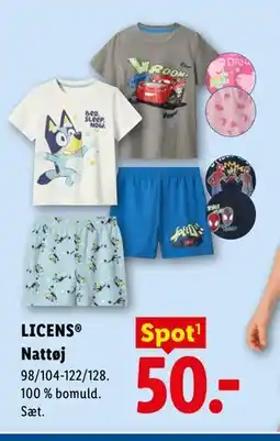 Lidl LICENS Nattøj tilbud