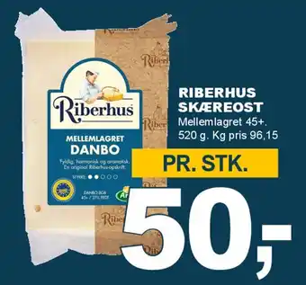 Let-Køb Riberhus skæreost tilbud