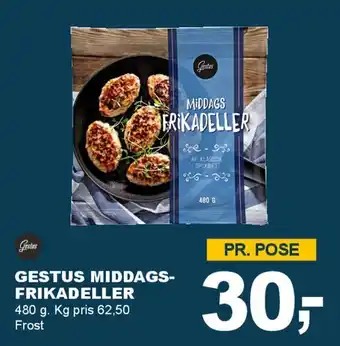 Gestus middags-frikadeller