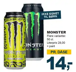 Let-Køb MONSTER tilbud