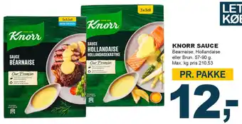 Let-Køb Knorr Sauce tilbud