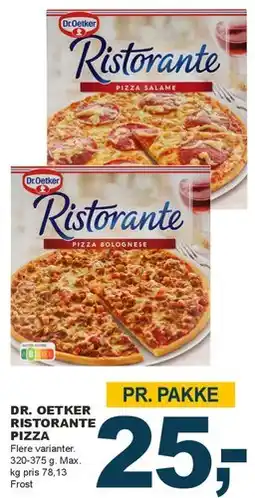 Let-Køb Dr. Oetker Ristorante Pizza tilbud