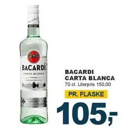 Let-Køb Bacardi Carta Blanca tilbud