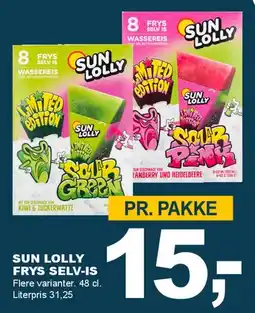 Let-Køb Sun Lolly Frys selv-is tilbud