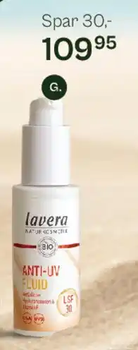 Helsam lavera Anti-UV Fluid SPF 30 tilbud