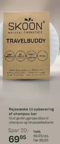 Helsam TravelBuddy (shampoo bar travel box) tilbud