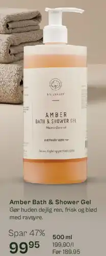 Helsam Amber Bath & Shower Gel tilbud
