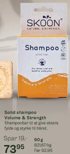 Helsam Shampoo – Volume & Strength tilbud