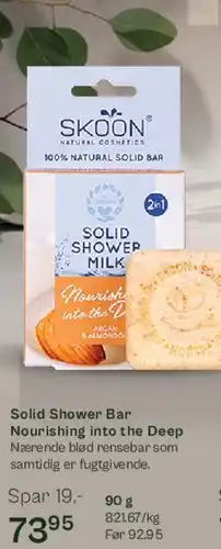 Helsam Solid Shower Bar (Nourishing Into the Deep) tilbud