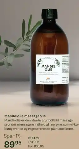 Helsam Mandelolie massageolie tilbud