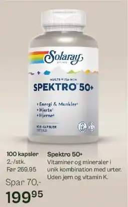 Helsam Spektro 50+ tilbud