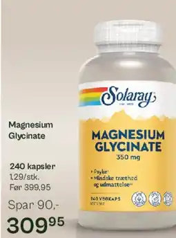 Helsam Magnesium Glycinate 350 mg tilbud