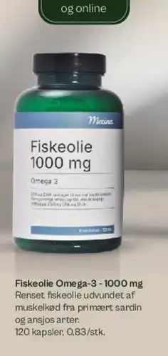 Helsam Fiskeolie 1000 mg tilbud