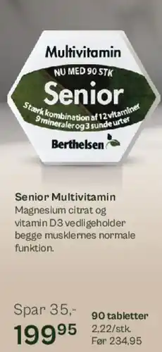 Helsam Senior Multivitamin tilbud