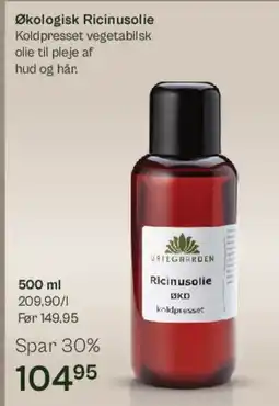 Helsam Økologisk Ricinusolie tilbud