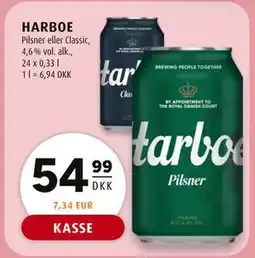 Scandinavian Park HARBOE Pilsner eller Classic tilbud