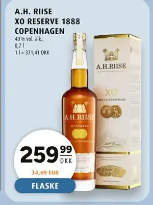 Scandinavian Park A.H. RIISE XO RESERVE 1888 COPENHAGEN tilbud