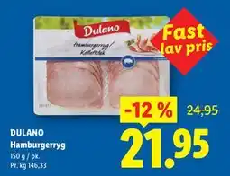 Lidl DULANO Hamburgerryg. 1 tilbud