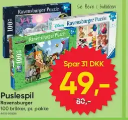 BigDollar Puslespil Ravensburger tilbud