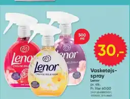 BigDollar Vasketøjs- spray Lenor tilbud