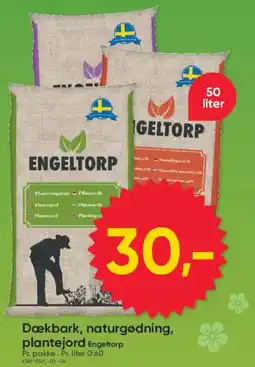 BigDollar Dækbark, naturgødning, plantejord Engeltorp tilbud