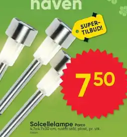 BigDollar Solcellelampe Parco tilbud