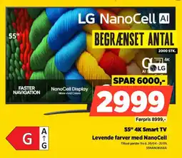 Power LG 55" 4K Smart TV 55NANO81A6A tilbud