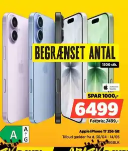 Power Apple iPhone 17 256 tilbud