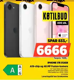 Power Iphone 17E 512GB IP17E512BK tilbud