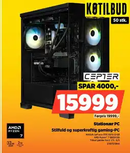Power CEPTER Stationær PC EXR757BKA tilbud