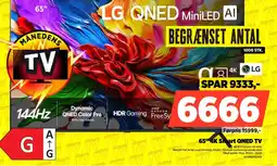 Power LG 65 4K Smart QNED TV 65QNED92A6A tilbud