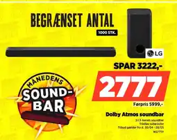 Power LG Dolby Atmos soundbar NS77TY tilbud